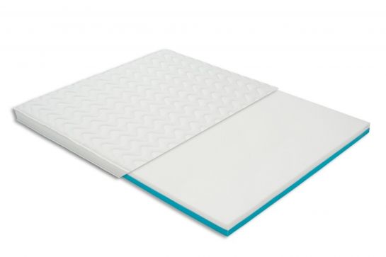 Premium 8 cm Visco-Kaltschaum-Topper mit wendbaren 2-Schicht-System für perfekte Ergonomie
