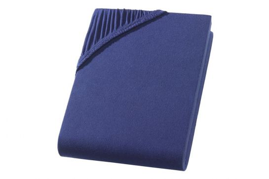 King Spannbettlaken für Boxspringbetten 180-200x200 in navy