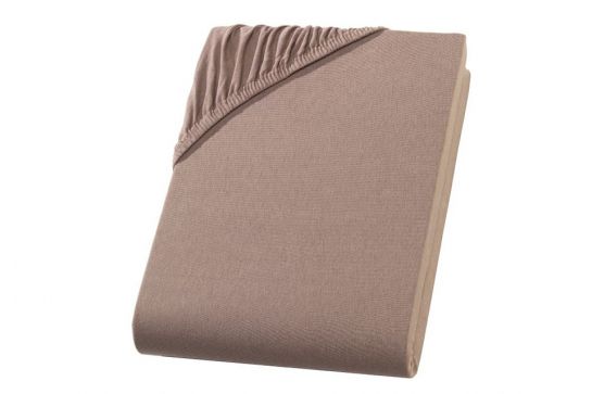 King Spannbettlaken für Boxspringbetten 140-160x200 in nougat